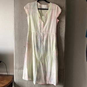 Lacausa faded tie dye dress